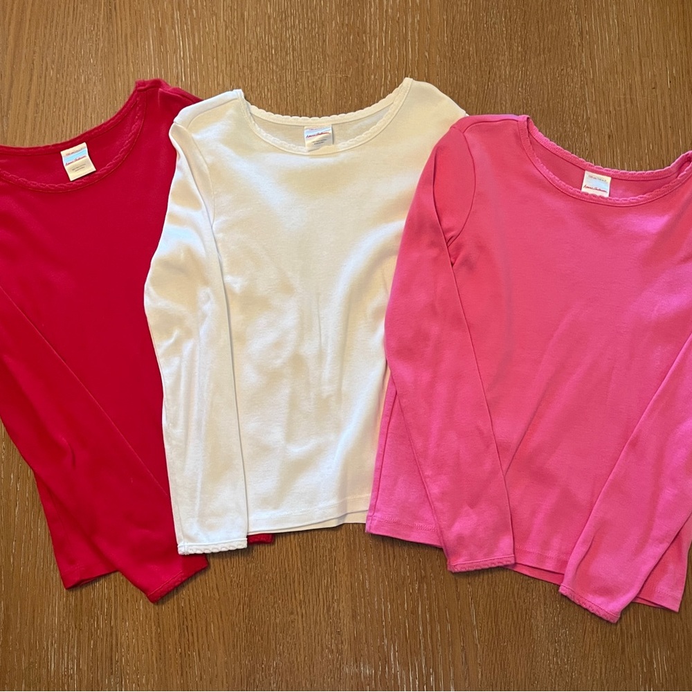 Hanna Andersson long sleeve shirts.